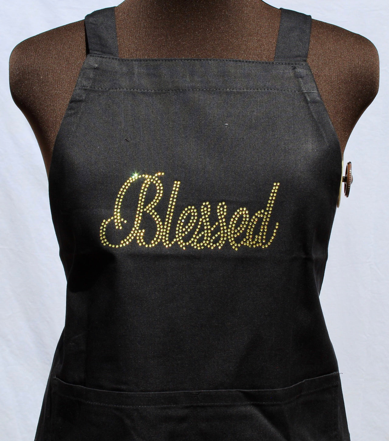 Apron (Blessed, Gold) - Touched By Christ