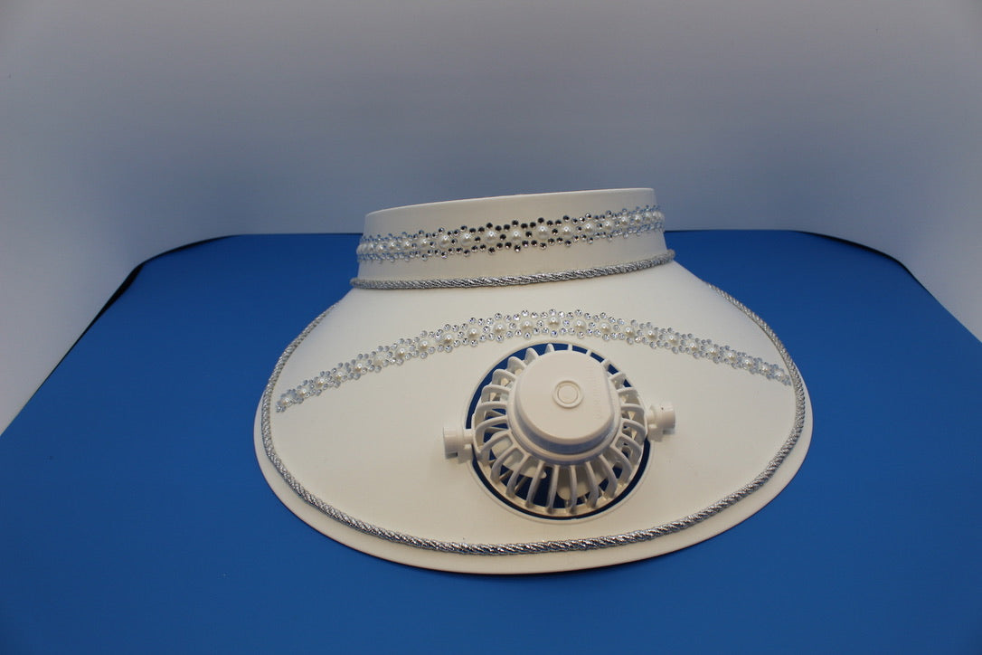 Visor w/ cooling Fan - Touched By Christ