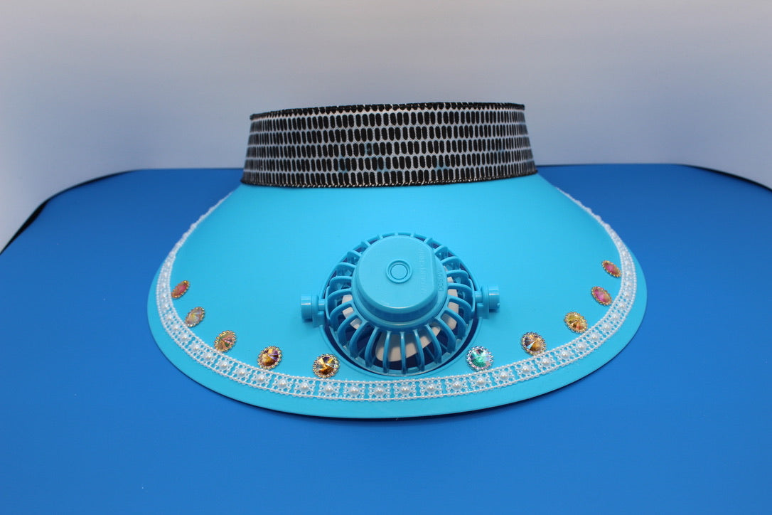 Visor w/ cooling fan - Touched By Christ